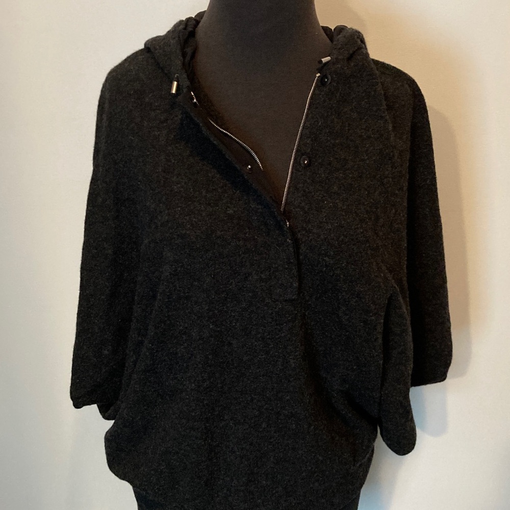 Brunello Cucinelli Sweater Hooded Poncho Cashmere Old Money Luxury S320